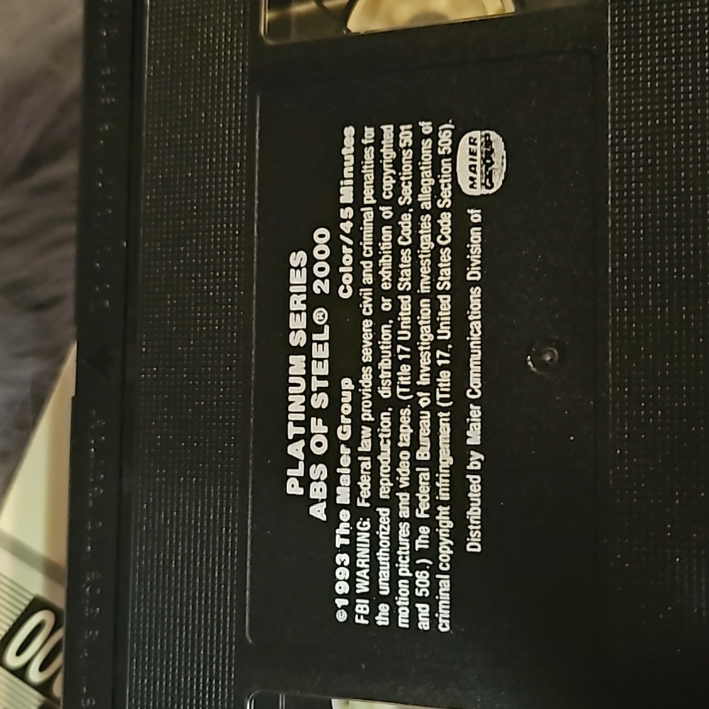 ABS OF STEEL 2000📼  VHS TAPE 📼 - Picture 5 of 6